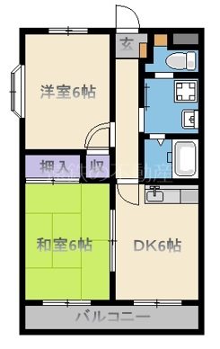ファミールひろの 101号室 間取り