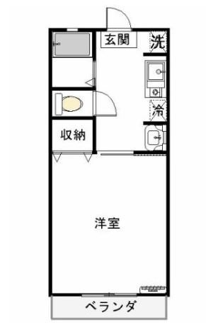 キャッスルタウンC 203号室 間取り