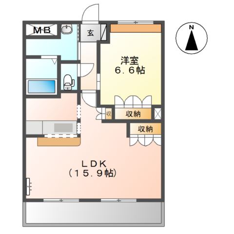 プリマベーラ B・H-Ⅱ 間取り