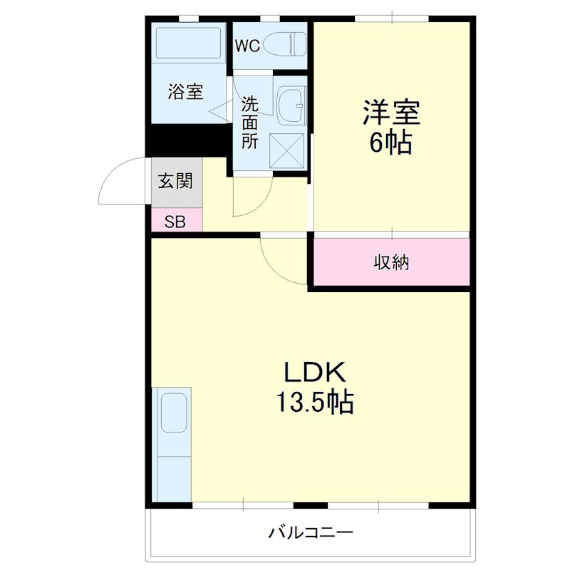 豊田ヒルズ 305号室 間取り