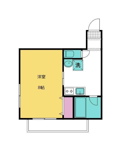 Soleil 103号室 間取り