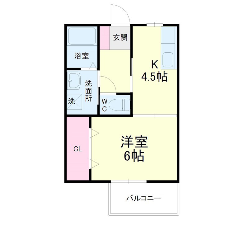 レイクビレッジⅣ 103号室 間取り