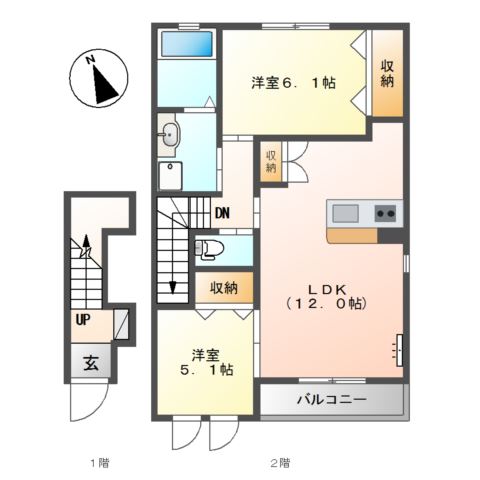 ｄｏｌｃｅ（ドルチェ） 間取り