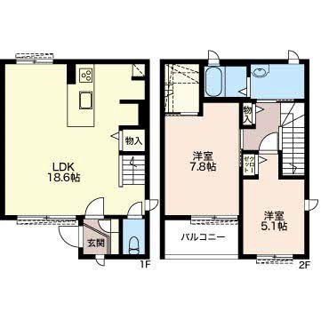 ブロードメゾン AB A103号室 間取り