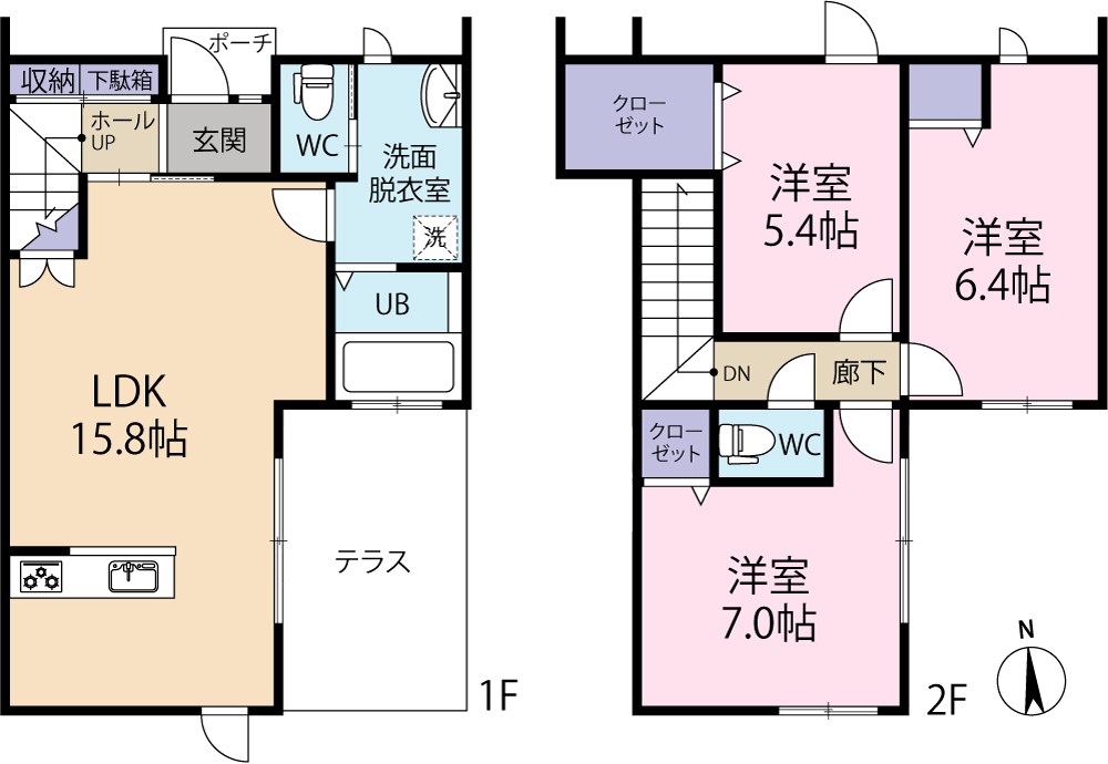 ロイヤルシティ泉Ⅰ Ａ号室 間取り