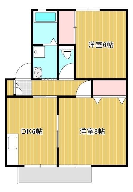 スカイハイツC 間取り
