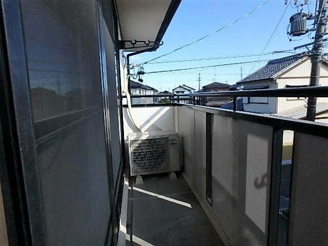 スカイハイツC ベランダ