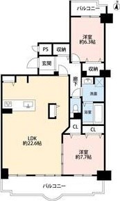 ライフインサーラ 306号室 間取り
