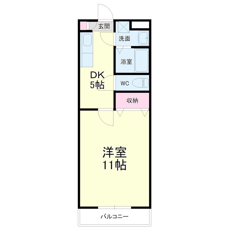 マスカット・S 105号室 間取り