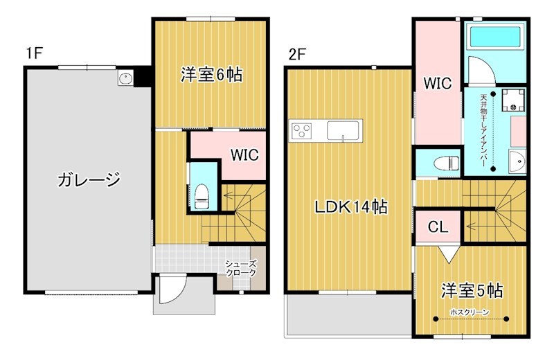 仮）大蒲町新築ガレージハウスＢ棟 B03号室 間取り