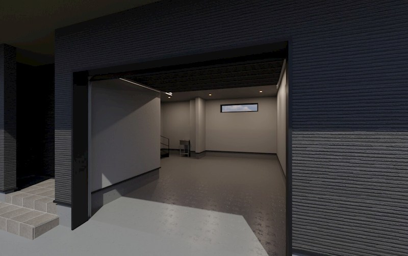 仮）大蒲町新築ガレージハウスＡ棟 玄関