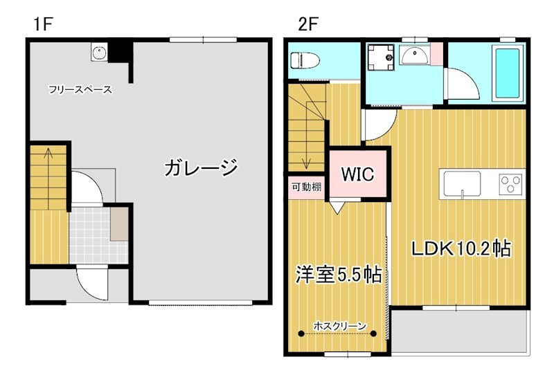 仮）大蒲町新築ガレージハウスＡ棟 A03号室 間取り