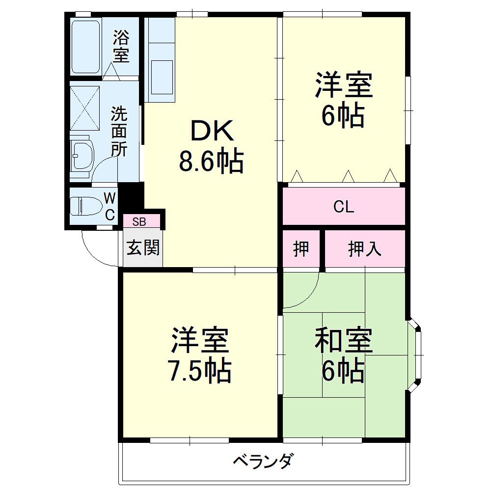 ドリームCityB 間取り