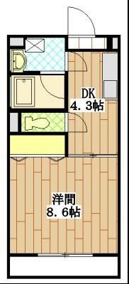 Happiness初生（ハピネス初生） 間取り