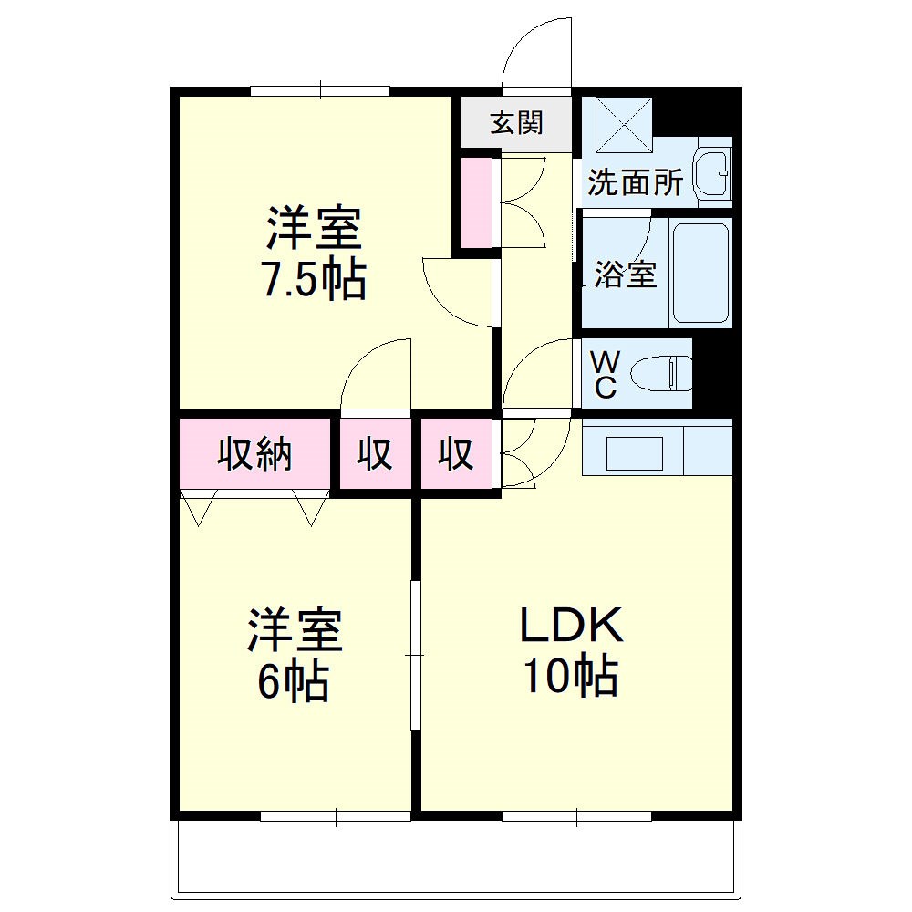 トップアイルⅡ 間取り