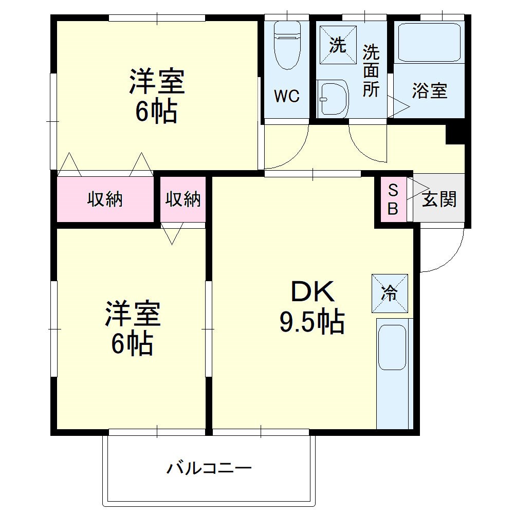 クラウンハイツN 間取り