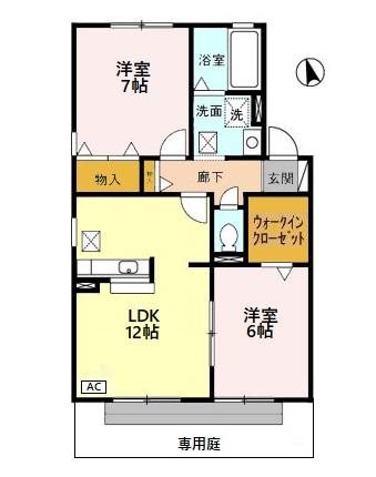 ポワール　Ｂ 間取り