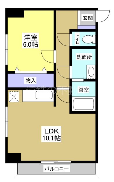 アズビオス元城 間取り
