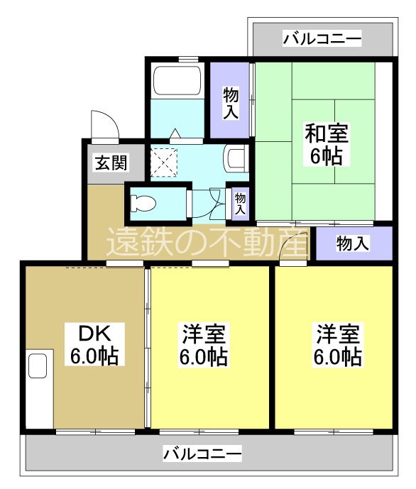 ソシア安松 間取り