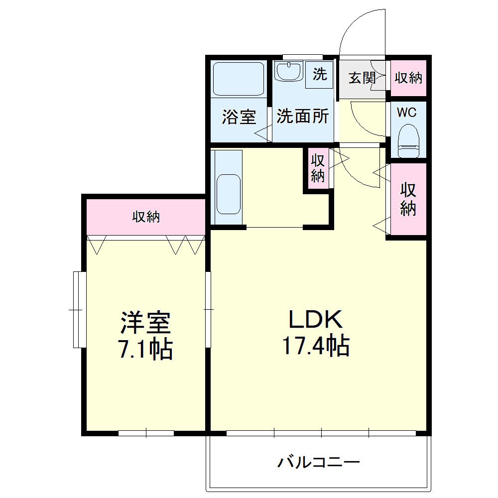 磐田ヒルズⅠ 間取り