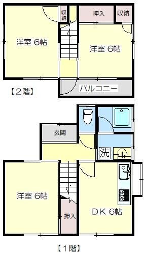 大久保貸家 間取り