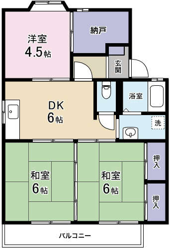 コーポヴァレンシャ 間取り