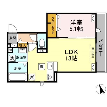 SUN　HILLS三組 間取り