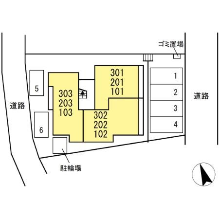 SUN　HILLS三組 駐車場