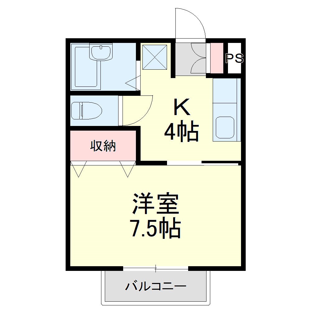 リバティヒル幸Ｅ 間取り