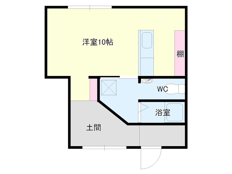 名倉荘Ⅰ 間取り