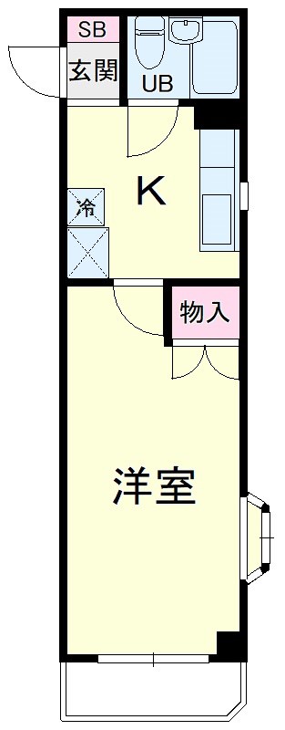ハイツスバル 間取り