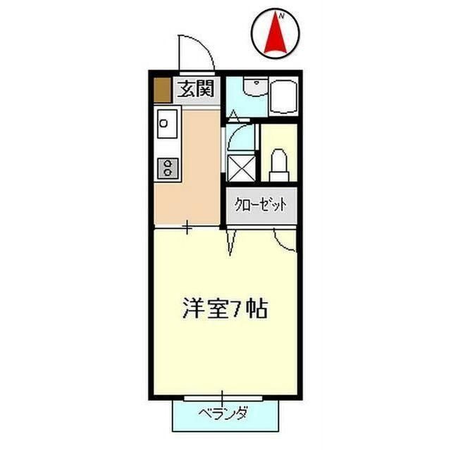 棒屋第1半田ハイツＢ 間取り