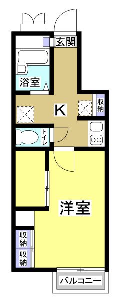 アリエッタ延久Ⅲ 間取り