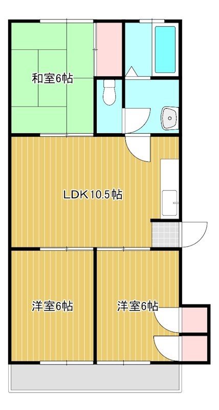 ダイドー2番館 間取り