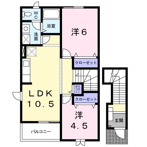 シュトラーセ　Ｂ 間取り