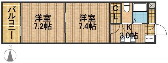 モンレーヴ葵東Ⅰ 間取り