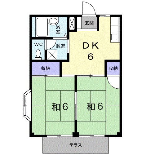 シャルマンＢ 間取り