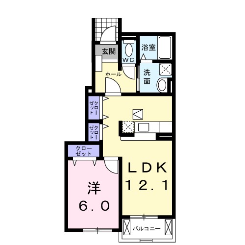 ビスタ・マールⅡ 間取り