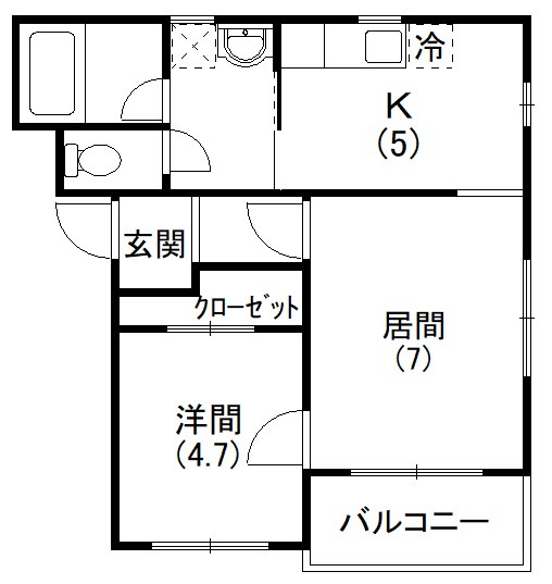 コンフォードⅢ 間取り