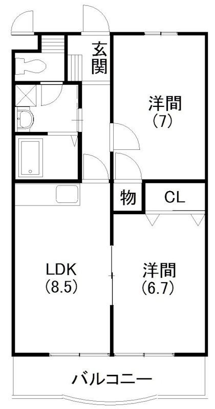 ハミング白木 間取り