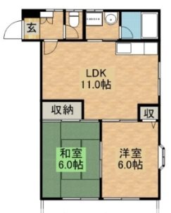 代官平ハイツⅡ 間取り