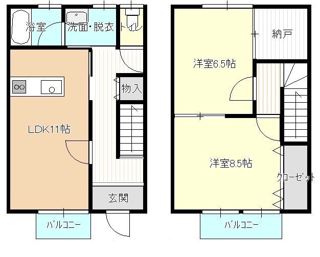サンクレアⅠ 間取り