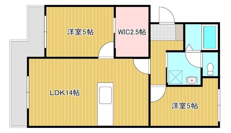 サンテラス大村Ⅰ 間取り