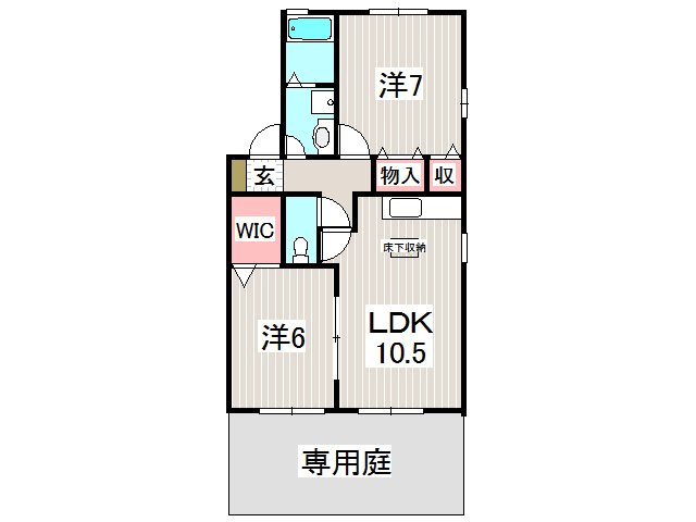 アイセイハイツⅡ 間取り
