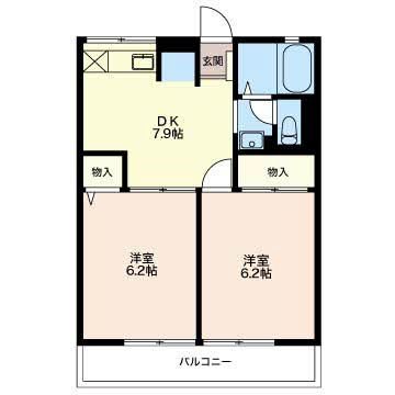 スキヤハイツⅢ 間取り