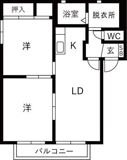 ル　パンA 間取り
