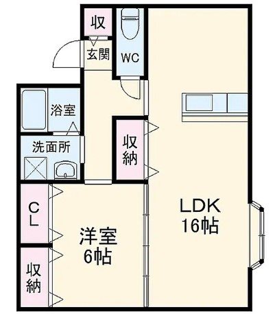 セジュールRYU 間取り