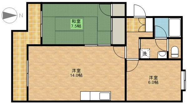 レスポワール曳馬 間取り