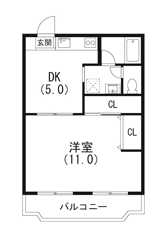 Windy宮の前Ⅰ 間取り