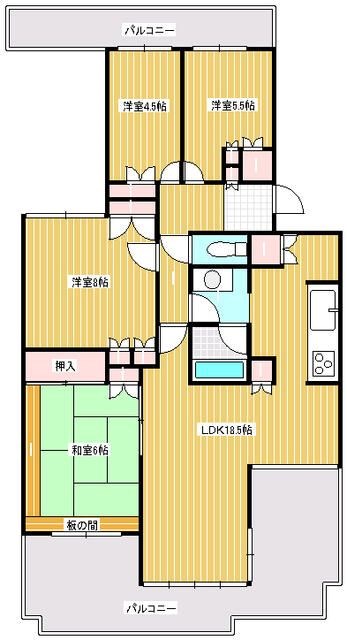 リヴァージュ高林 間取り